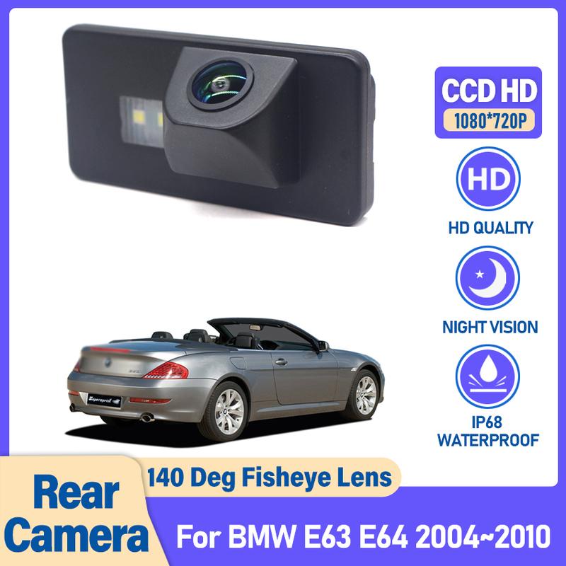CCD Night Vision Backup Camera License Plate Camera Reverse Rear View Camera For BMW E63 E64 2004 2005 2006 2007 2008 2009 2010