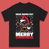 Dead Inside But Merry Christmas Hipster Skull Mens T Shirt Womens Tops Tees