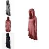 Stylish Punk Women's Plus Size Lace Up Dip Hem Tunic Hoodie Long Sweatershirts Dress Top For Every Occasion