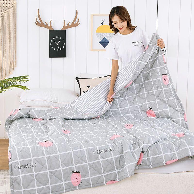 Summer Cool Quilt Air Conditioner Double Summer Children's Thin Quilt Spring and Autumn Quilt Core