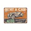 2024 American-Style Industrial Auto Repair Tin Sign - Frameless Decorative Wall Art