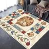 2025 New Retro Animal Carpet Rug for Living Room Bedroom Home Sofa Decoration,Kids play Non-slip Floor Mat99
