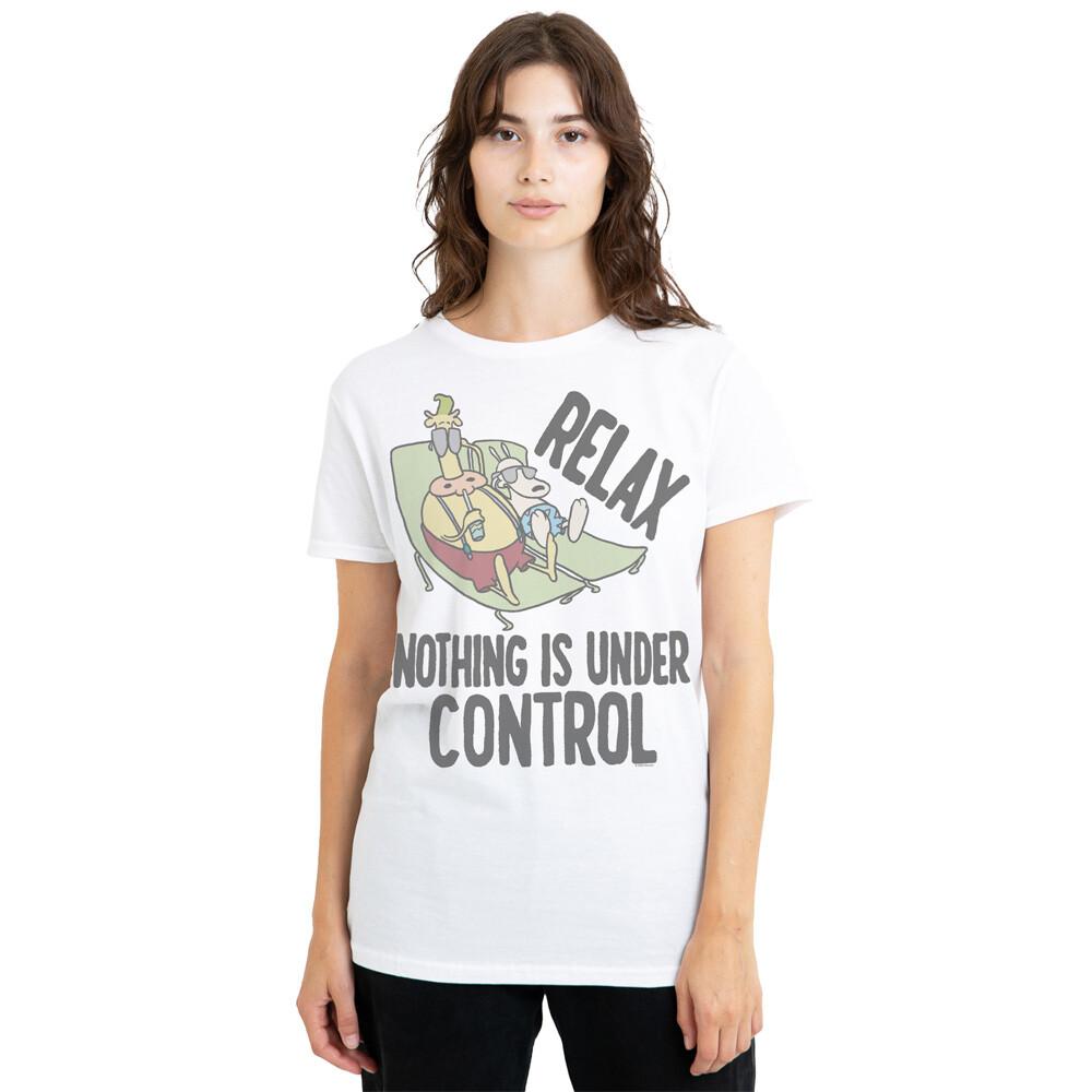 Rocko S Modern Life Relax Ladies T-Shirt S-2XL, White Unisex T-Shirt M