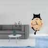 Owl Clock Sculpture for Office And Home Decor Realistic Animal Figurine with Easy To Living Room