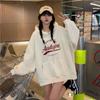 Damen Kapuzenpullover mit Kapuze, warm, weich, gepolstert, verdickter Kapuzenpullover, lockeres Studententemperament, Retro-Freizeit, Herbst und Winter, Kapuzenpullover