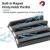 Magnetic Bit Holder 3 Holes Screwdriver Bit Holder Drill Bit Stand Storage Case with 3M Adhesive Tape Power Tools Accessories