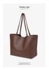 Women's Large Soft PU Mother-Child Shoulder Tote – Niche Fashion, Spacious Design
