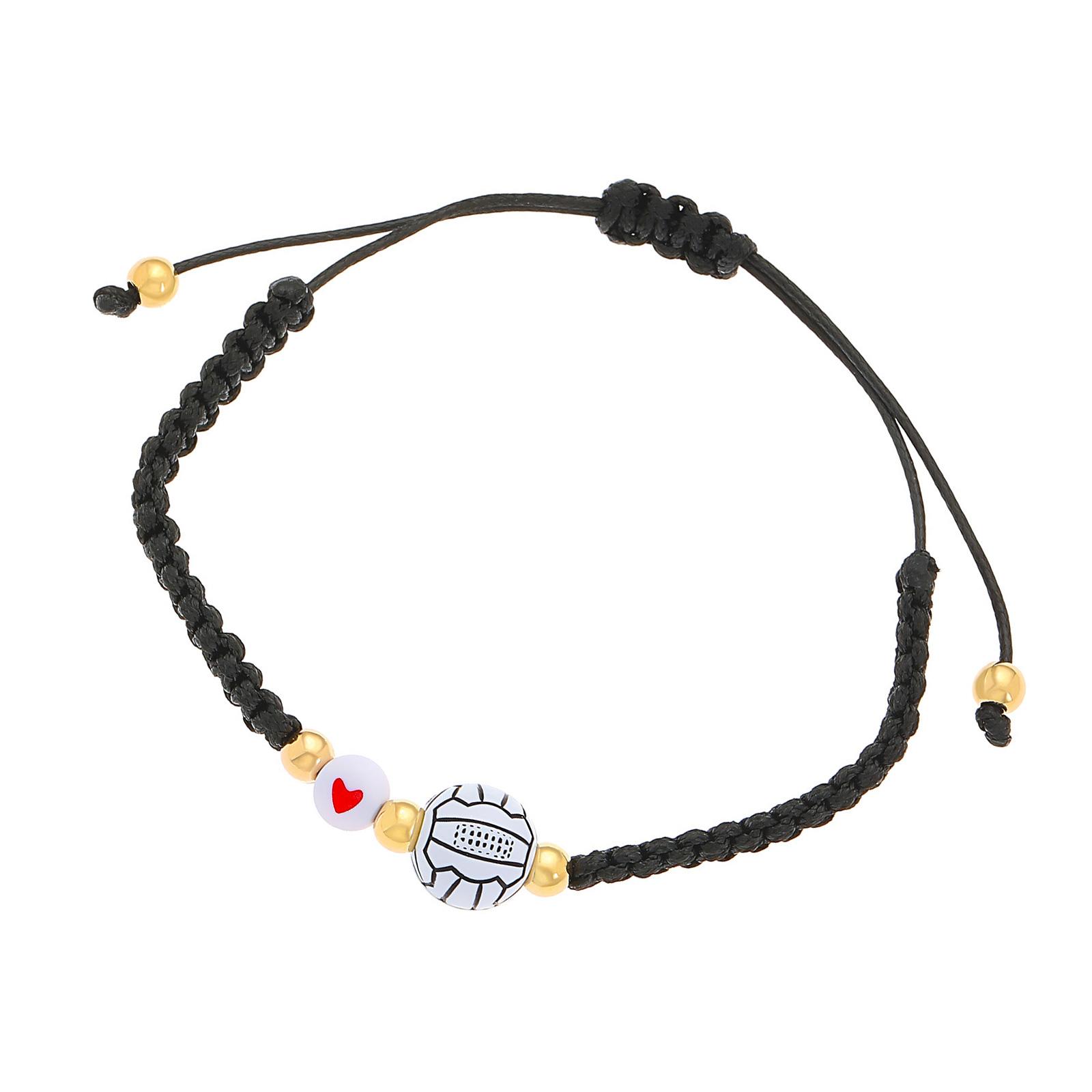 

Stylish Multi Sport Charm Bracelet Lightweight Fabric Adjustable Wristband Unisex Gift Casual Athletic Wrist Jewelry 5