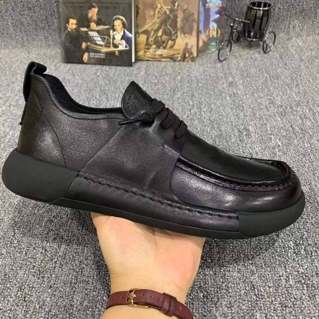 Genuine Leather Casual Shoes for Men Comfortable Men's Business Shoes  New Male Office Dress Shoes