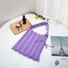 New Korean Style Pleated Knitted Shoulder Handbag for Women