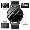 Men's Ultra-Thin Luminous Automatic Watch for Junior High & High School Students: Waterproof & Silent
