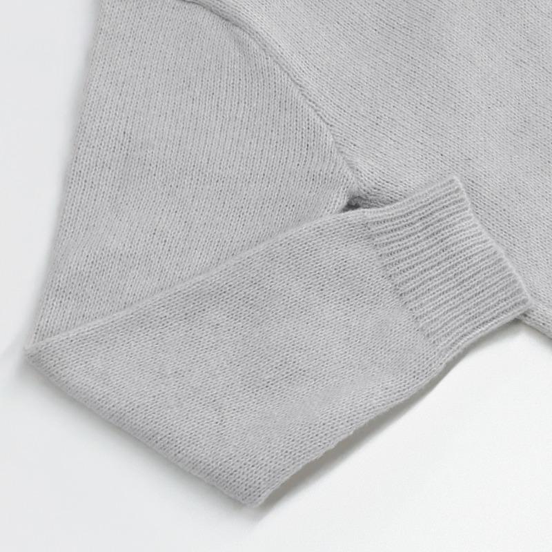 French Sweet Bow Decor Loose Long Sleeve Sweater Women S Fashion Knitwear