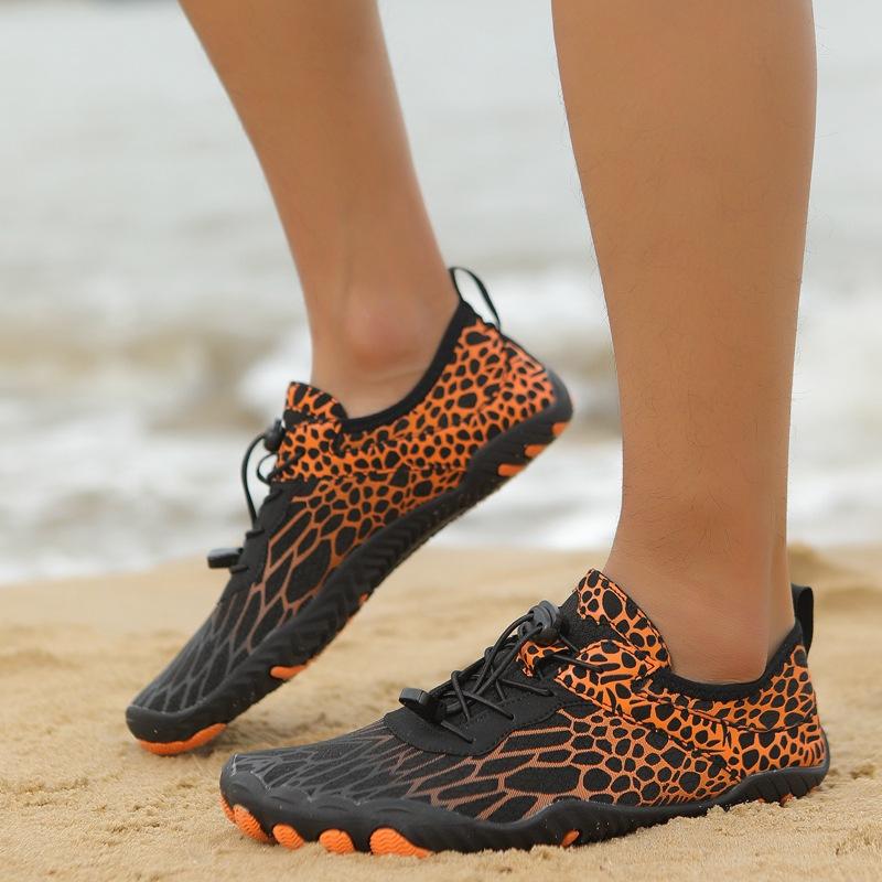 New outdoor barefoot diving non-slip single shoes swimming wading beach shoes fitness cycling hiking shoes five fingers up the river