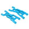 2pcs RC Aluminum Front Lower Suspension Arms for Losi  T 2.0 2  1Celsius18 RC Stadium Truck(Blue )