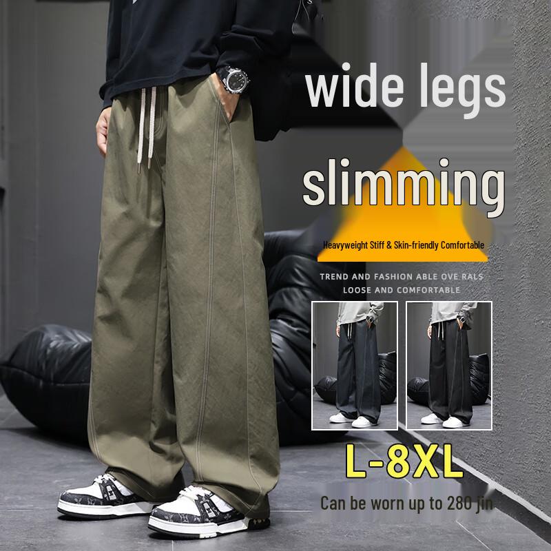 Men's Autumn/Winter Loose Fit Straight-Leg Casual Pants