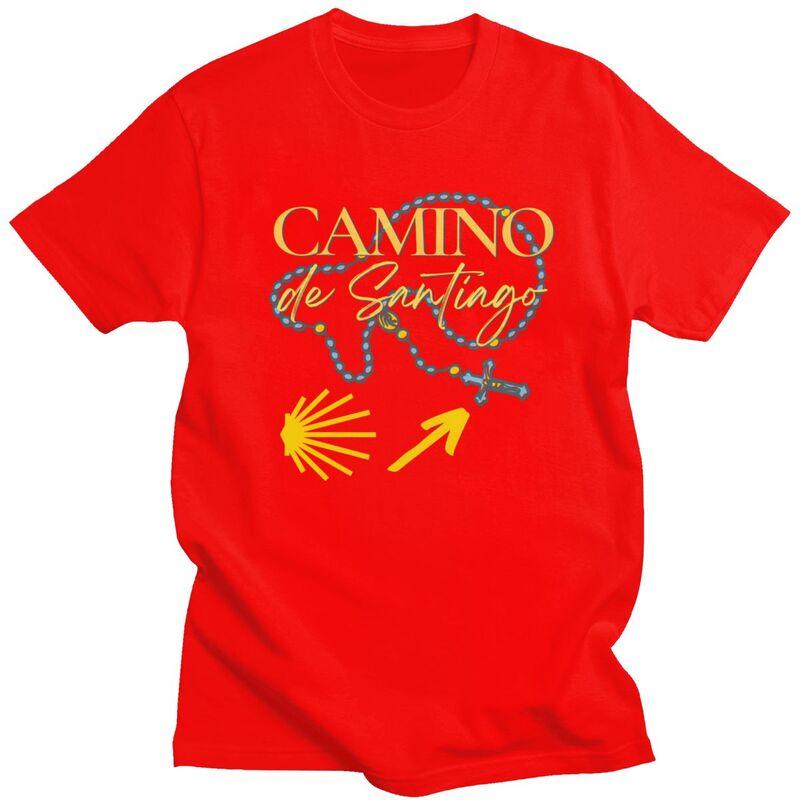 Custom Mens Buen Camino De Santiago T Shirt Short Sleeves Cotton Tshirt Tshirt Leisure El Camino Tee Clothing S
