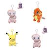 Söt Pokémon Pikachu Charmander Plyschleksaksväska Pendant nyckelring