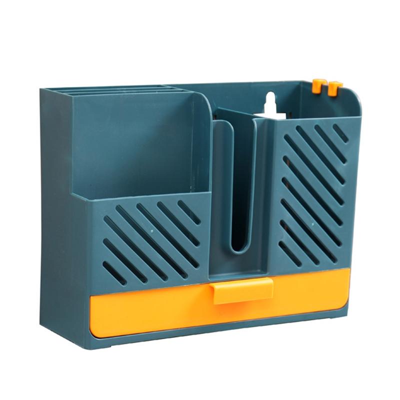 Chopsticks Tube Kitchen Tableware Rack Knife Rack Integrated Household Multi-functional Drain Chopsticks Cage Wall Box