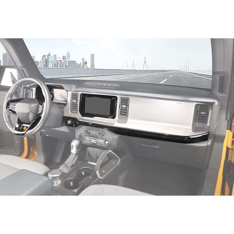 Center Console Trim Dashboard Steering Wheel Decoration Navigation Screen Protective Cover For Ford Bronco 2021 Up Car Interior Accessories