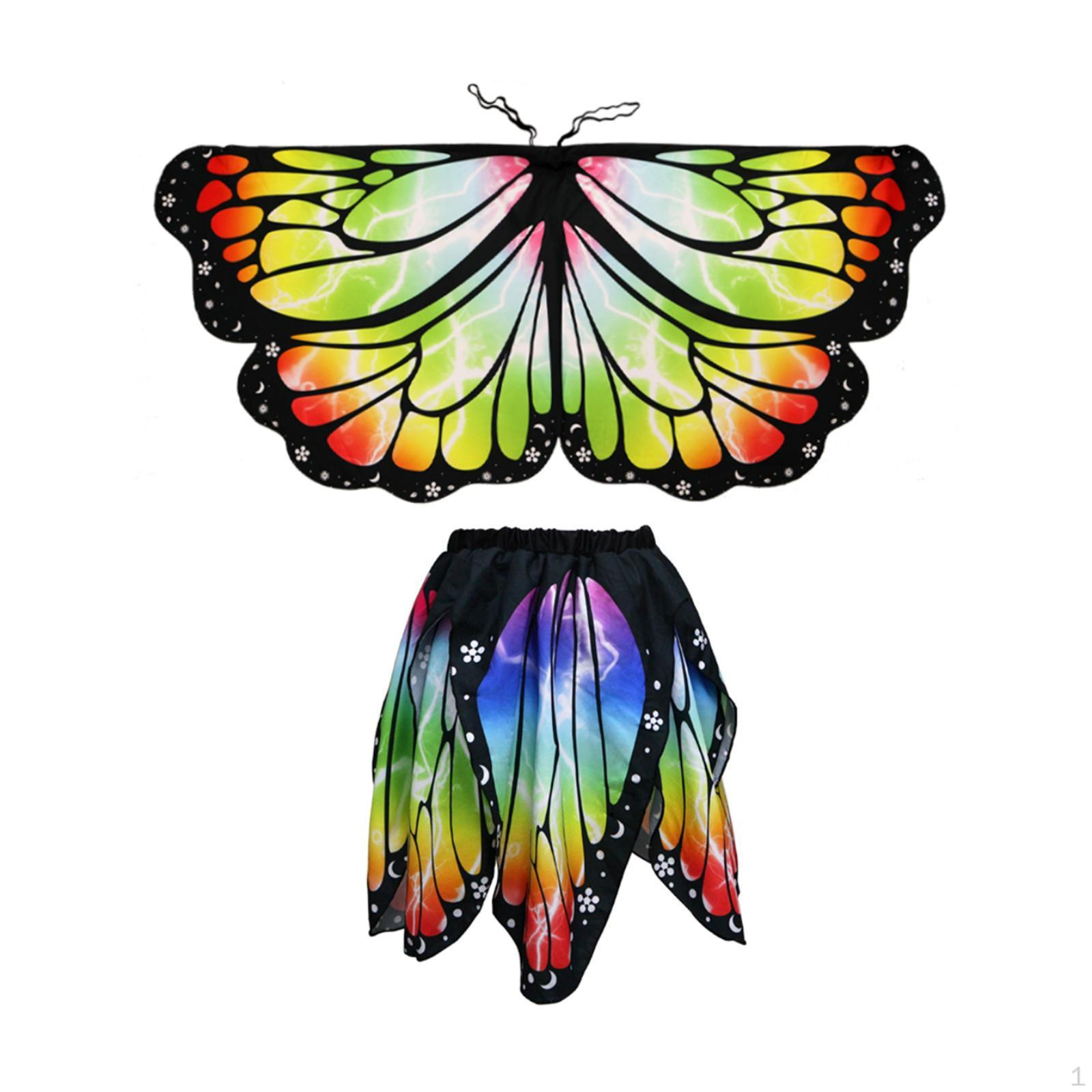 

Набор платья бабочки для Хэллоуина и ролевых игр на карнавалах Multicolor