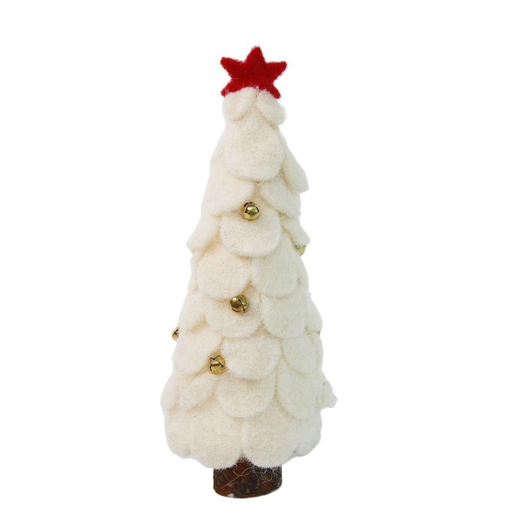 Wool Felt Artificial Christmas Tree Xmas Ornaments Desktop Decoration Mini Christmas Tree Navidad