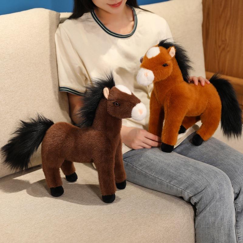 Cartoon Cute Meteor Horse Doll Plush Toy Pony Doll Children'S Sleeping Pillow Gift Ornament Premium Durable Quality