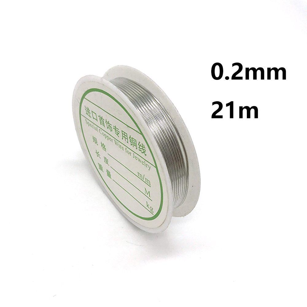 

Copper Color Craft String Necklace Bracelet Copper Wire Beading Cord Beading Wire Jewelry Making 0.2mm