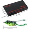 Topwater Frog Lures Měkká sada rybářských návnad pro okouny Pike Snakehead Dogfish Pižmový