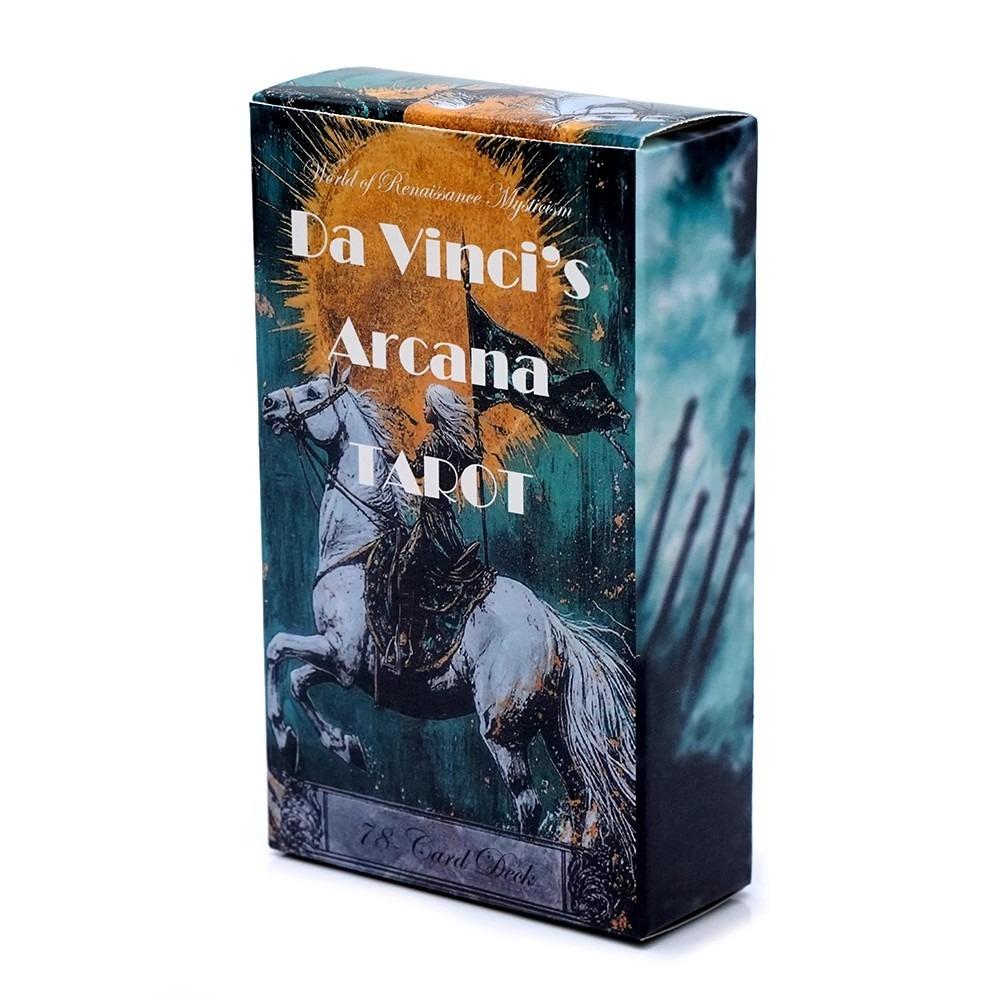 10.3*6cm Da Vinci’s Arcana Tarot Deck - 78 Pcs Mystical Art Tarot Cards for Intuitive Readings