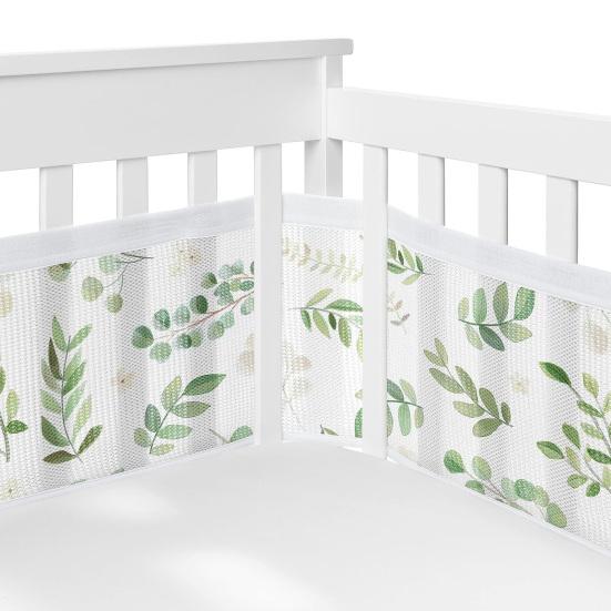Bed Fence Set Keep Arm Legs Safe Crib Mesh Easy Installation Breathable Crib Guardrail Household Baby Products