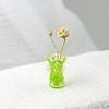 Mini-Vase Gute Verarbeitung Angenehmes Handgefühl Maßstab 1/12 Mini-Blumenvase Jardiniere Modell zur Dekoration