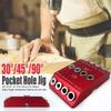 Angled/Straight Holes Angle Drill Guide 30 45 90 Degree Cable Railing Drill Jig  Deck