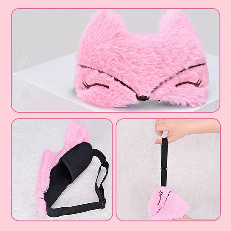 Adjustable PU Leather Plush Handcuffs Blindfold Restraints Bondage Sex Toy Accessories For Women Adults Games