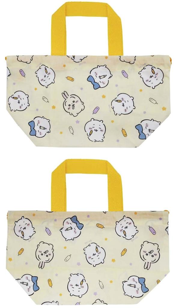 Skater Children's Lunch Box Drawstring Bag, Chiikawa, Made In Japan, KB7-A