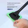 Car Windshield Cleaning Brush With Extended Handle Soft Microfiber Pad Removes Dust Fingerprints In Cars