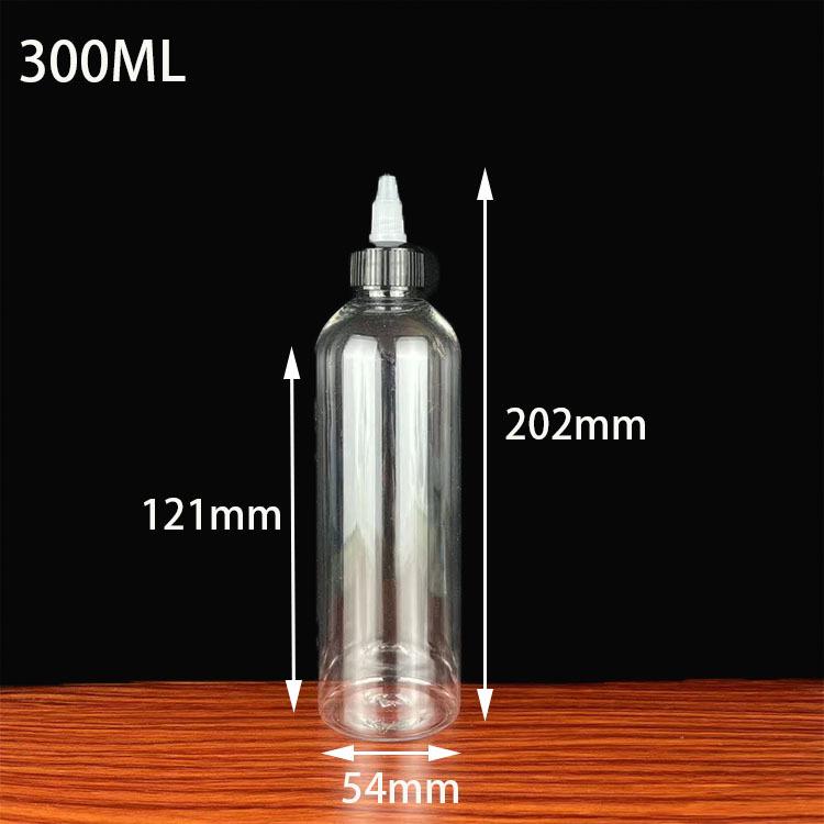 30, 50, 100ml Transparent PET Travel Bottle with Rotary Cap and Nozzle