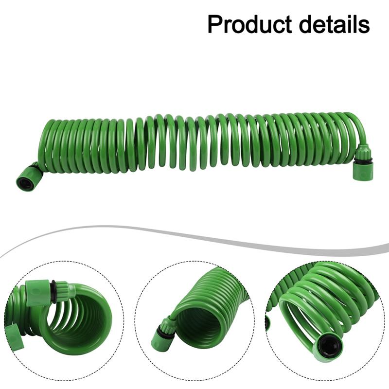 

HHO-Garden Hose 15 Meter Watering Hose For Flowers Plants Outdoor Plants For Household Water Pipe In Courtyard Garden зелений