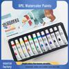 Wasbare Waterverf Set voor Kinderen - 6 ml, 12/18/24 Kleuren, Logo op Maat Beschikbaar