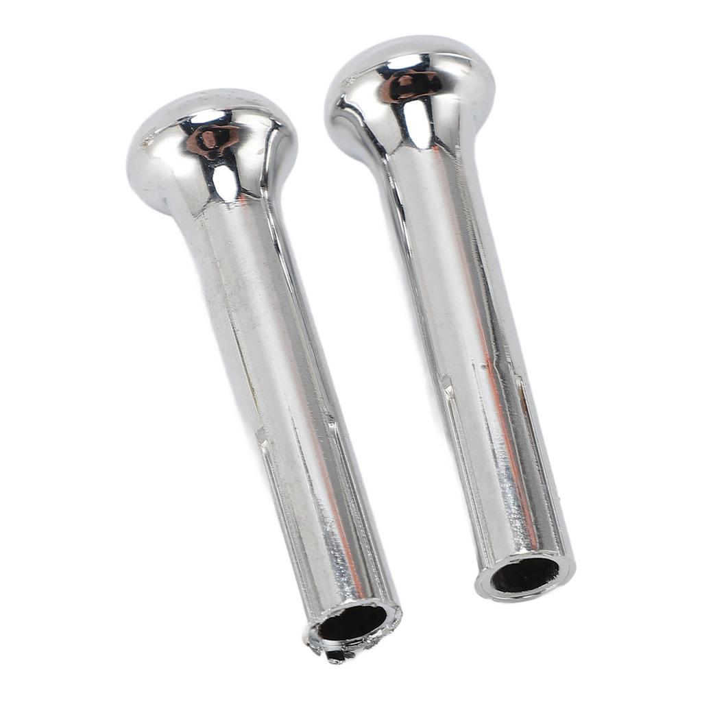 2PCS Car Chrome Door Lock Knobs IN6728Z Anti Scratch Personalized Auto Inner Door Lock Knob Pull Pins for Vehicle