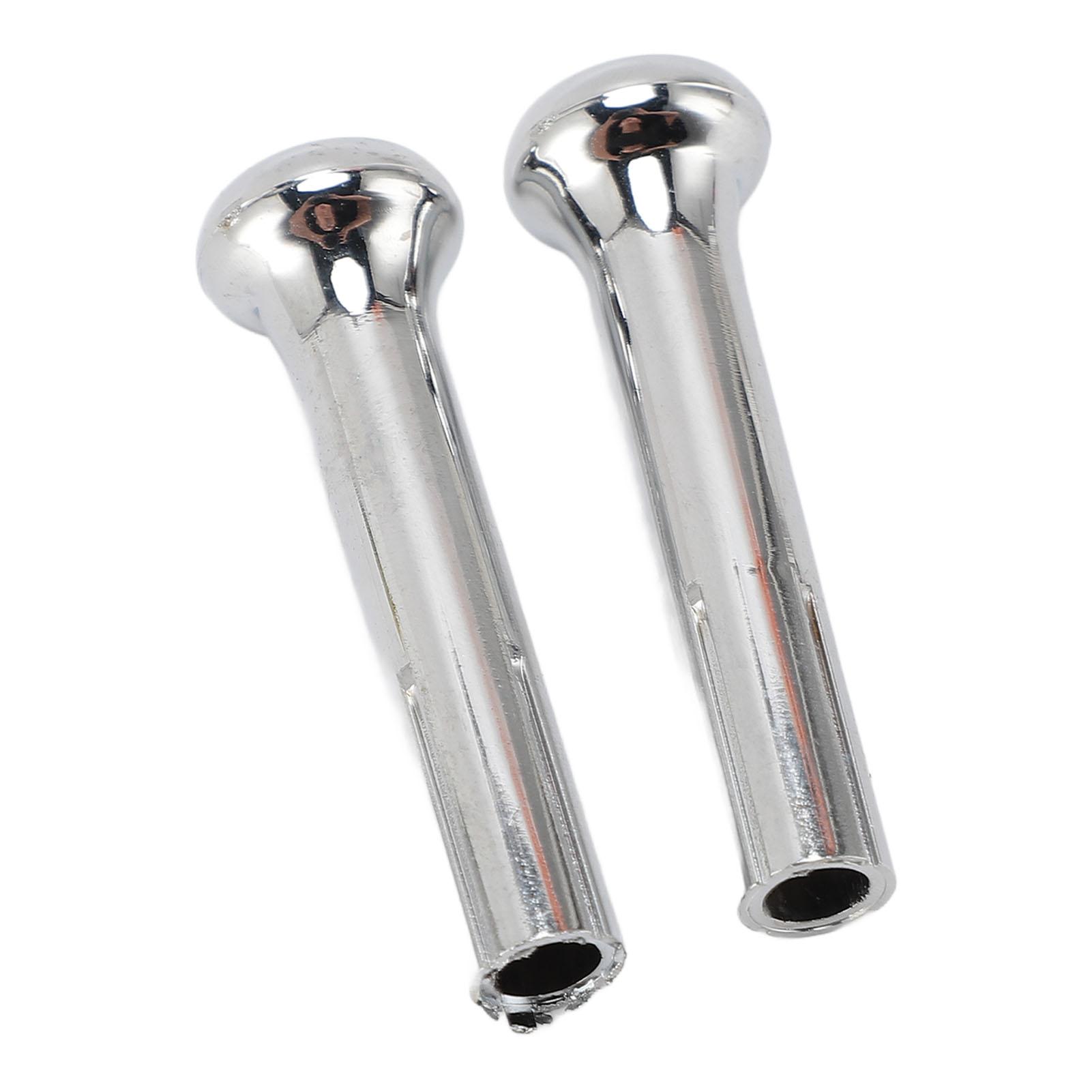 

2PCS Car Chrome Door Lock Knobs IN6728Z Anti Scratch Personalized Auto Inner Door Lock Knob Pull Pins for Vehicle