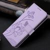 Étui Portefeuille en Cuir à Fleurs en Relief 3D avec Support Livre Pour iPhone 17 16 15 Pro Max Samsung S25 Xiaomi Redmi Note 14 Honor Oppo Fentes pour Cartes Rabat
