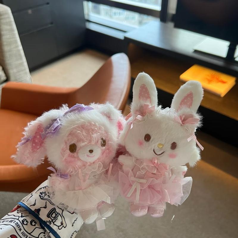New Dreamy Ballet My Sweet Piano Anniversary Plush Keychain Cute Anime Kuromi Melody Me Mell Toy Small Pendant Accessories