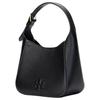 Tory Burch Thea Solid Color Embossed Letter Logo Leather Bucket Bag Women handbags Black 144690-001