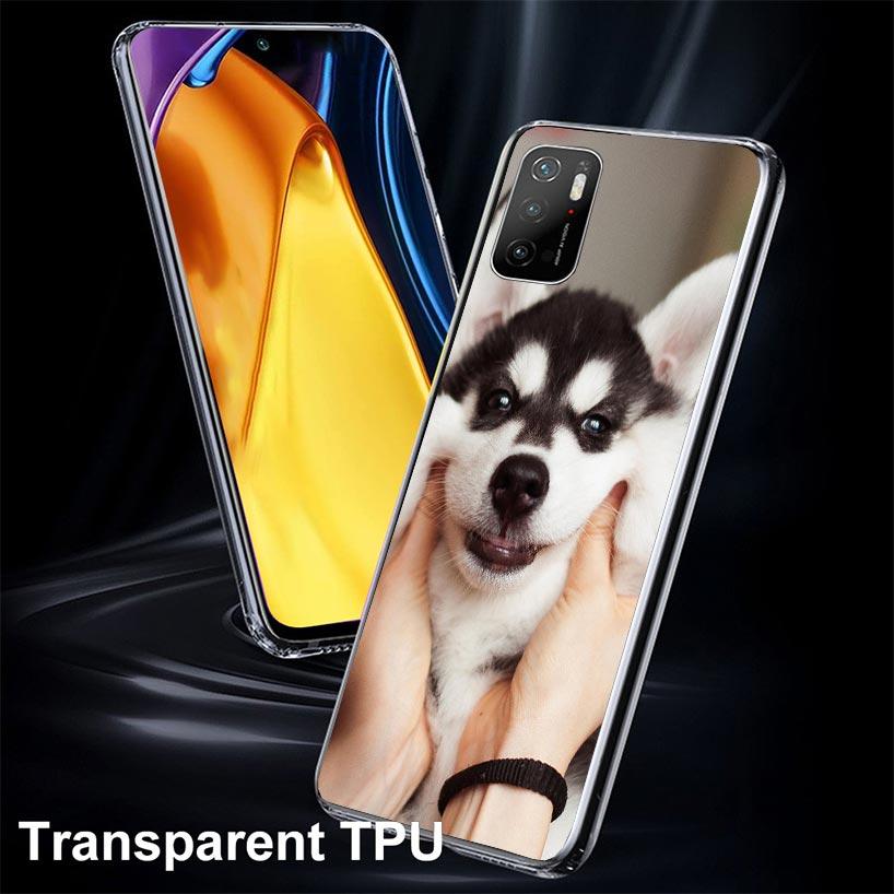 Siberian Husky Dog Case Phone Cover for Xiaomi Redmi Note 10 9 9S 8 8T 7 5 Pro Mi 12T 11T 10T 9T 12 11 Lite A3 A2 Trend Fundas M
