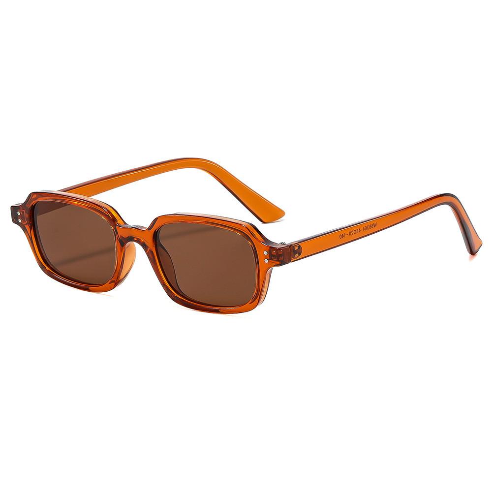 Retro Geometric Square Glasses For Outdoor Activities With Uv400 Antiuv Lens For Unisex