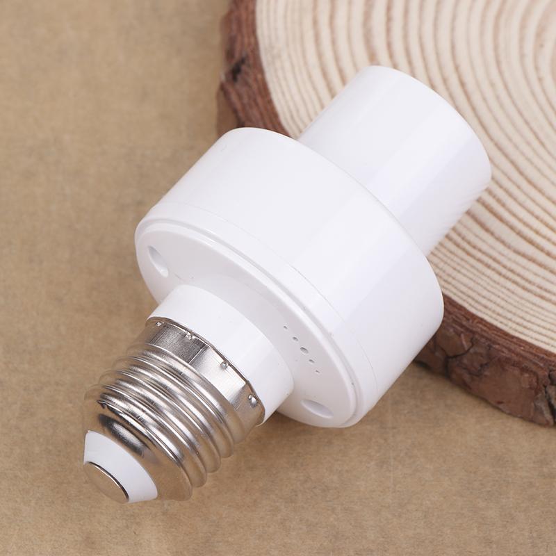 E27 Radar Induction Lamp Holder White Ceiling Light Lamp Bulb Fixing Base Stand Light Bulb Holder Lamp Socket For Home