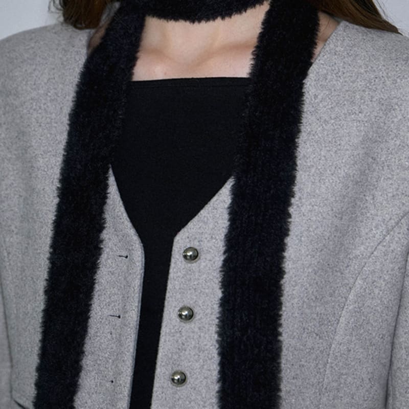 

Rosefrantz Basic Slim Muffler [Black] Black_FREE