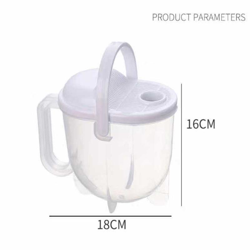 Grenzüberschreitender kreativer Konvektions-Reiswäscher – Küchenhelfer aus Kunststoff für müheloses Reiswaschen
