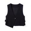 Women's Asymmetric One-Button Suit Vest