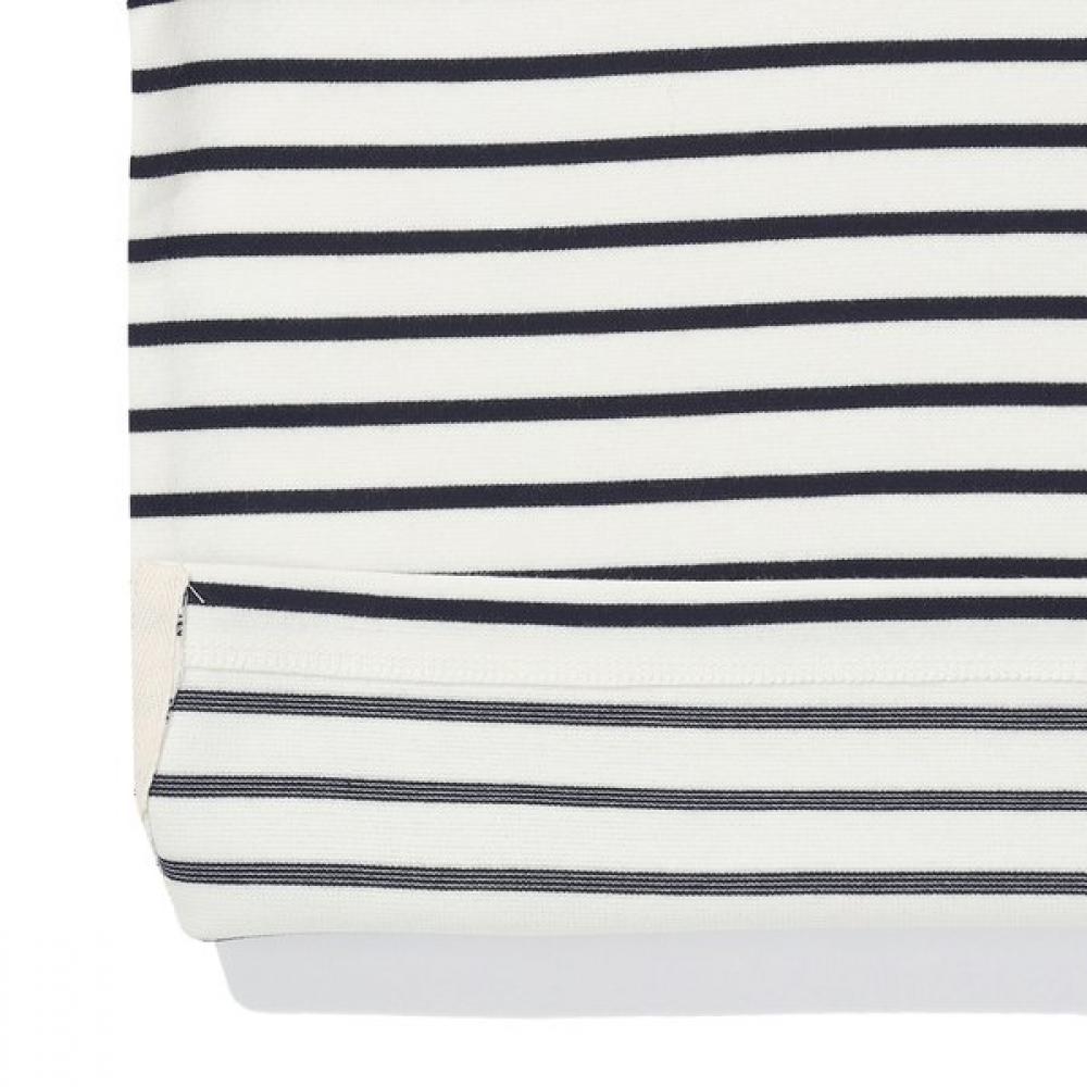 The Coffee Bean   Tea Leaf Navy STripe Long Sleeve T shirT ba13Ts02nv